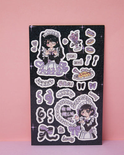 Maid-Love-Sticker-purple