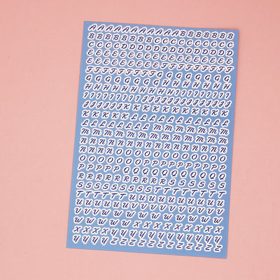 Matte-Letters-Deco-Stickers-blue