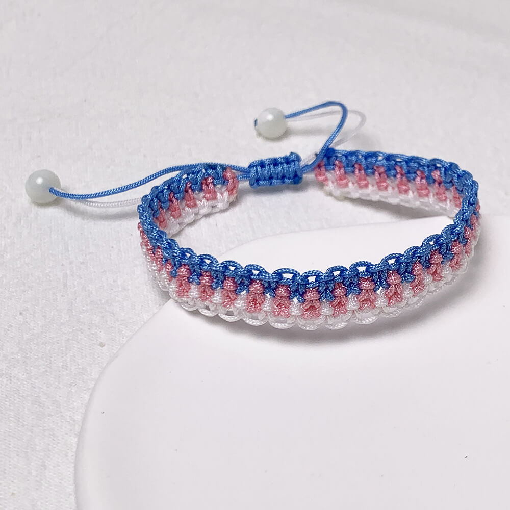 Multicolor-Adjustable-Cord-Friendship-Bracelet-white-pink-blue