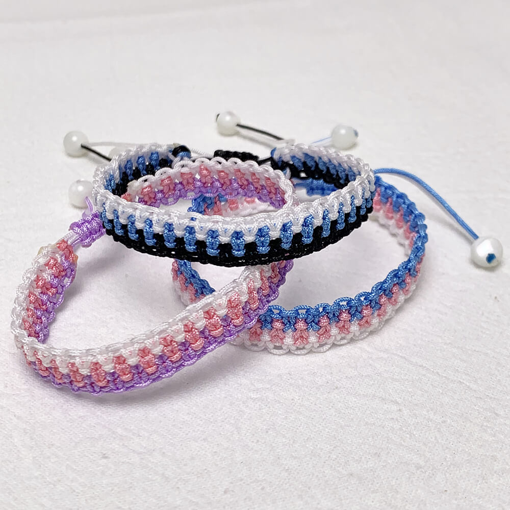 Purple friendship bracelets hotsell
