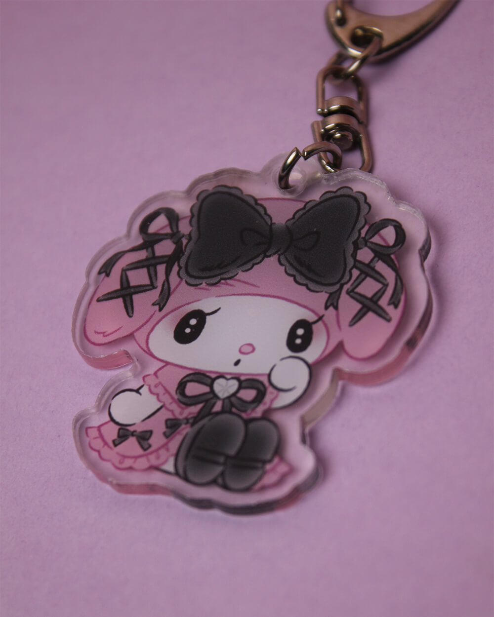 30pcs Enamel Kuromi My Melody Hello Kitty Charms for Necklace