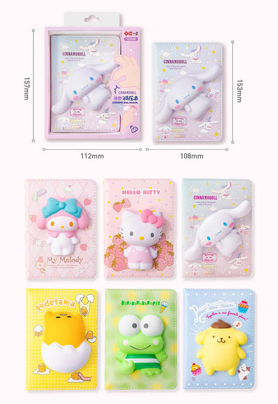 Sanrio-Characters-Decompression-Notebooks-Sizes-Designs