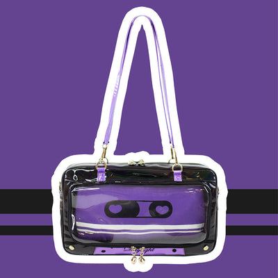 Single-Loop-Tape-Painful-Bag-black-purple