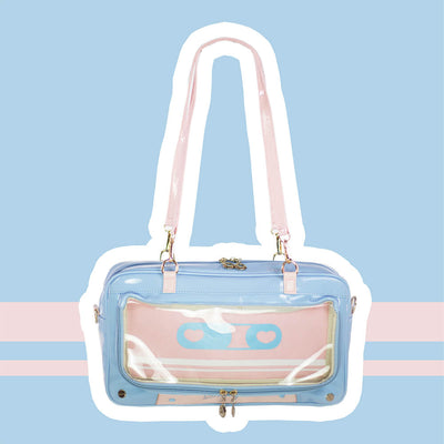 Single-Loop-Tape-Painful-Bag-blue-pink