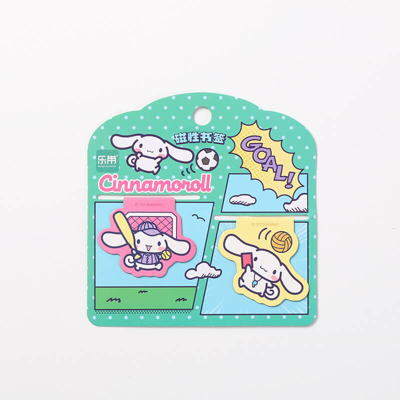 Sporty-Cinnamoroll-Comic-Style-Magnetic-Bookmark