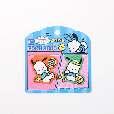 Sporty-Pochacco-Comic-Style-Magnetic-Bookmark