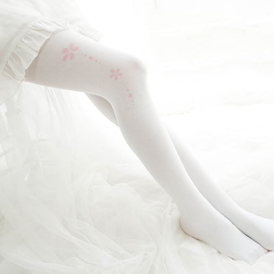 White-Sakura-Cat-Paw-Tights-Socks