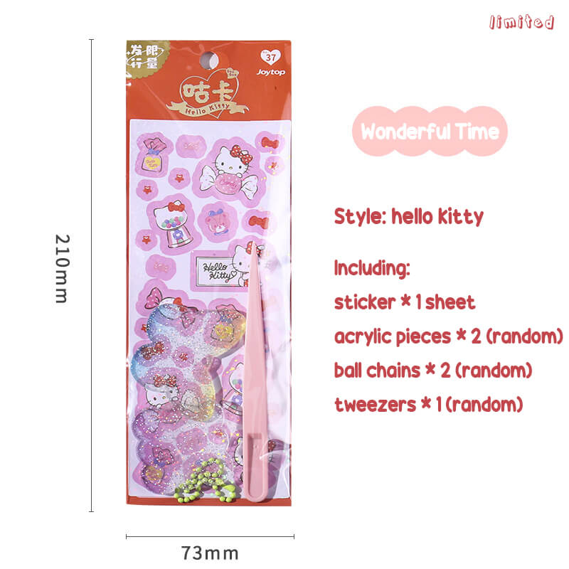 Wonderful-Time-Sanrio-Characters-Sticker-Deco-Set-Hello-Kitty
