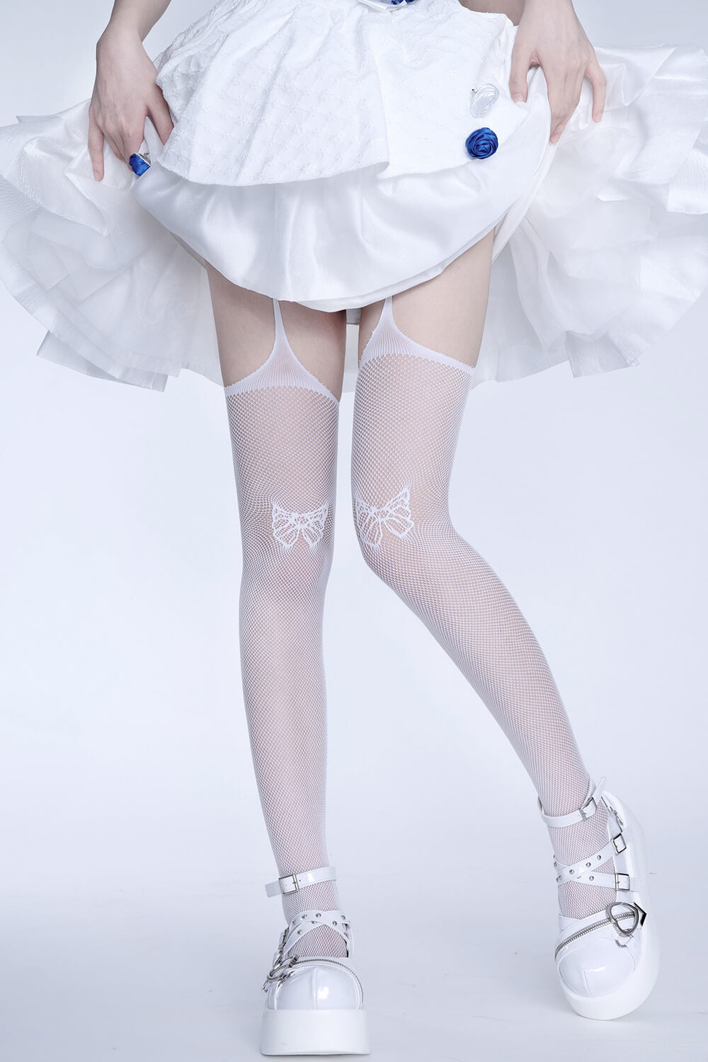 bow-pattern-fishnet-tights-thigh-high-suspender-pantyhose-in-white