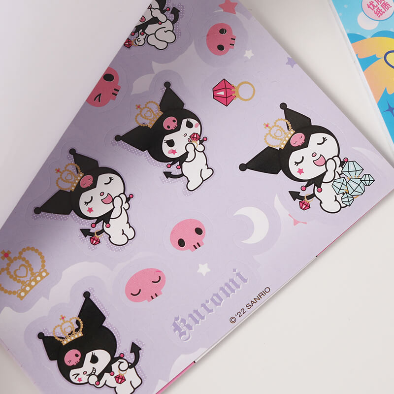 cheeky-kuromi-princess-die-cut-scene-journal-sticker-book