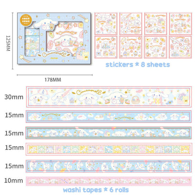 cinnamoroll-journal-gift-set-6-rolls-washi-tapes-and-8-sheets-pvc-stickers