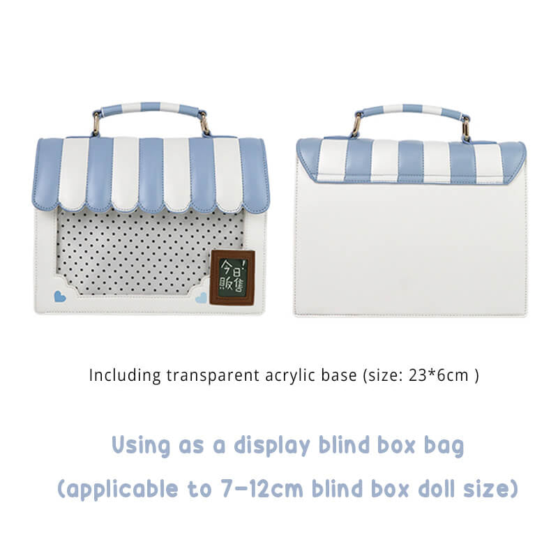 Circular Transparent Blind Box Storage Bag Transparent Mini Kawaii