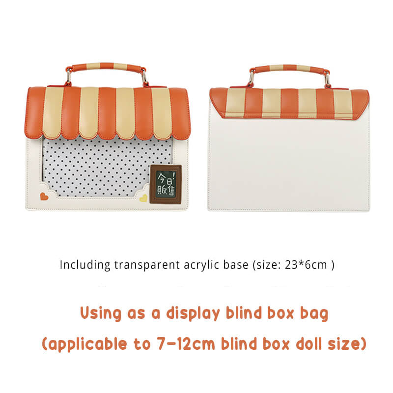 Circular Transparent Blind Box Storage Bag Transparent Mini Kawaii