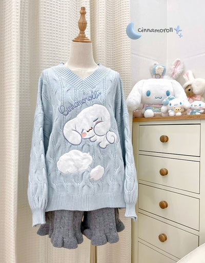 cute-emroidery-cinnamoroll-sweater-blue