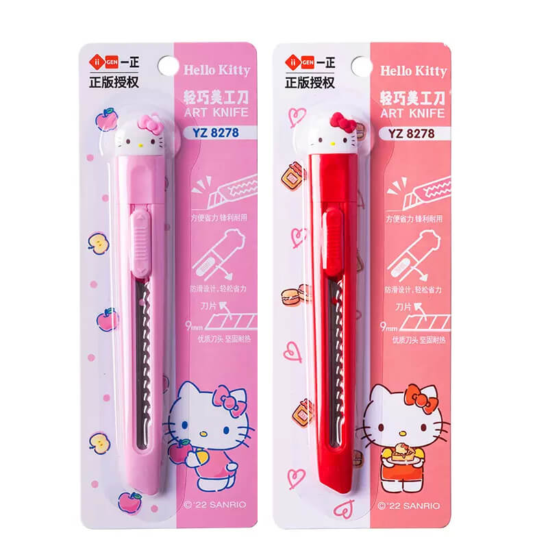 cute-hello-kitty-sanrio-portable-art-knife-pink-and-red-set