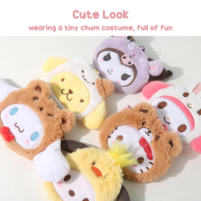 cute-look-each-sanrio-plushie-is-wearing-a-tiny-chum-costume