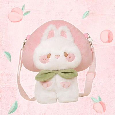 cute-pink-peach-bunny-plush-bag-with-green-bowtie
