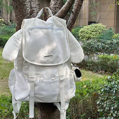 cute-white-puppy-design-backpack-bag-hang-on-the-tree