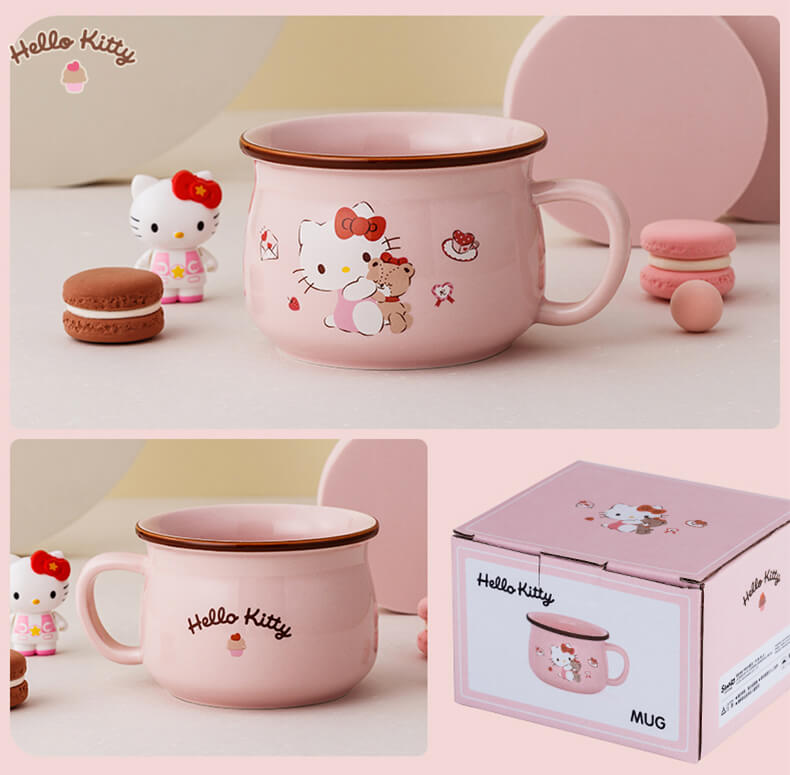 details-display-of-the-sanrio-hello-kitty-pink-ceramic-breakfast-mug-370ml