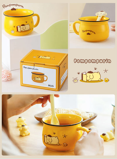 details-display-of-the-sanrio-pompompurin-ceramic-breakfast-mug-370ml