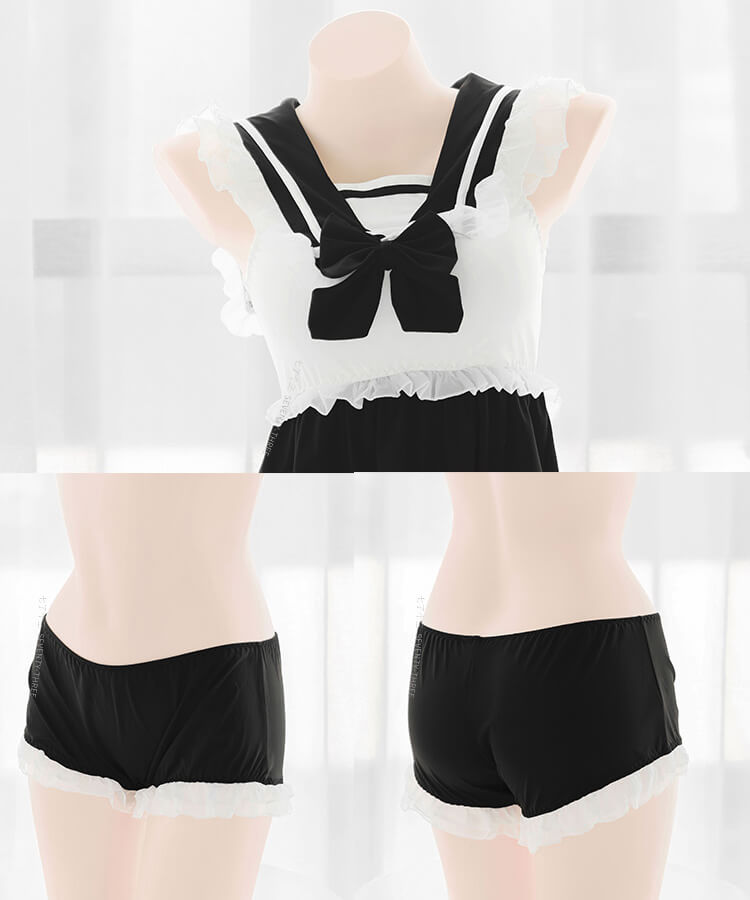 details-of-the-kawaii-cat-paw-bow-swimsuit-one-piece-slim-swimsuit