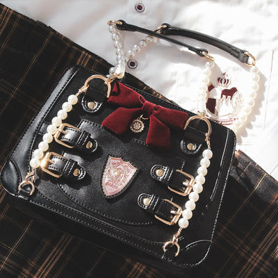elegant-velvet-bow-pearl-chain-lolita-bag-black