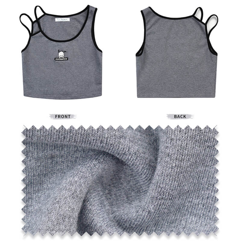 front-and-back-display-of-pochacco-grey-crop-tank-top
