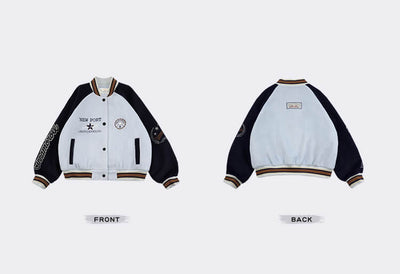front-and-back-display-of-the-cinnamoroll-varsity-jacket