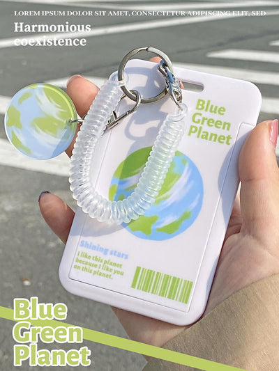 green-earth-graphic-print-card-holder-keychain