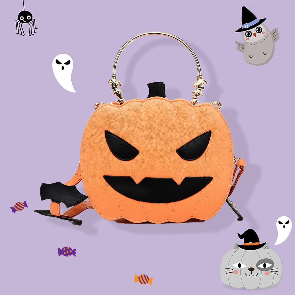 halloween-devil-facial-expression-pumpkin-bag