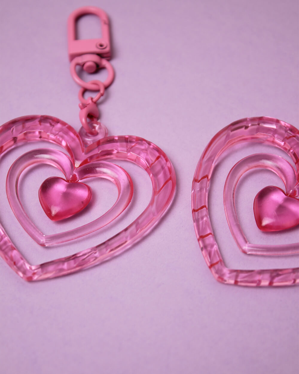 Handmade Heart-Shaped Pattern Macrame Friendship Bracelet - Kawaiienvy Hearts Black Pink