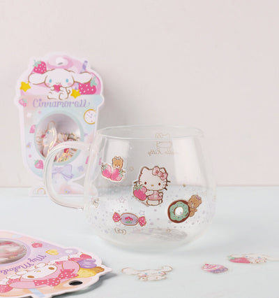 hello-kitty-shiny-stickers-decorating-on-cup