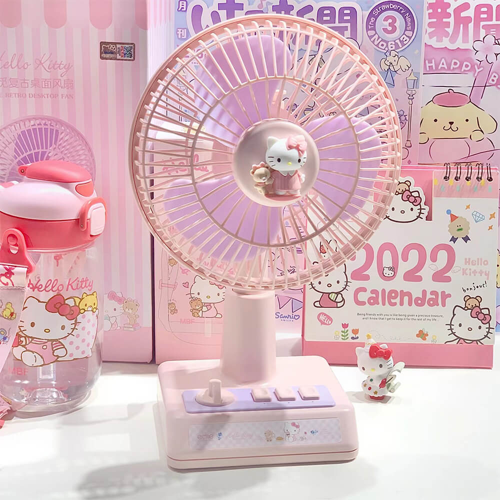 Kuromi Hello Kitty Cinnamoroll Fan - Kawaiienvy – KawaiiEnvy