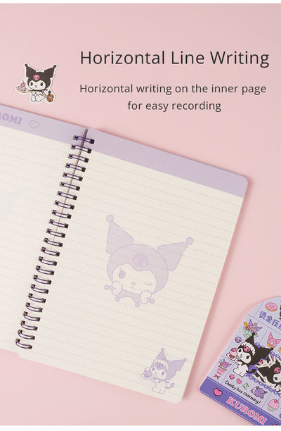 horizontal-line-writing-inner-page-of-the-kuromi-loose-leaf-notebook-A5