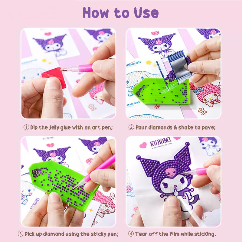 Sanrio HelloKitty Cinnamoroll DIY Diamond Painting Kit Handicraft