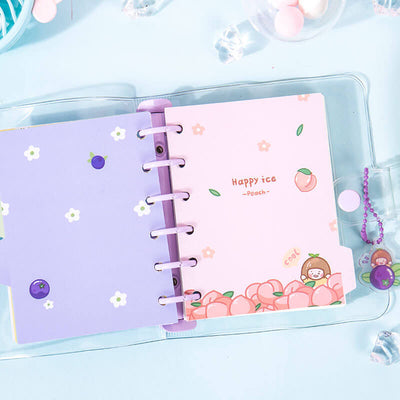 inner-page-detail-display-of-the-cartoon-graphic-a6-6-ring-refilled-binder-planner-with-clear-cover