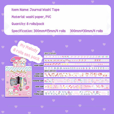 kawaii-aesthetic-my-melody-8-rolls-set-pack-journal-washi-tapes