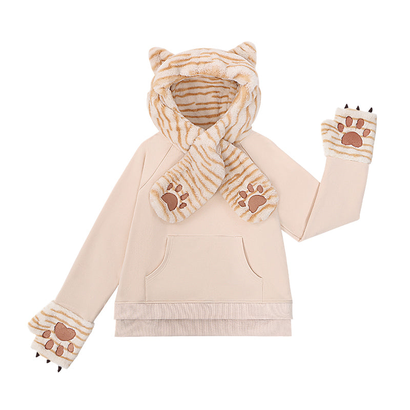 kawaii-cat-paw-hat-scarf-mitten-3-in-1-patchwork-hoodie-in-beige