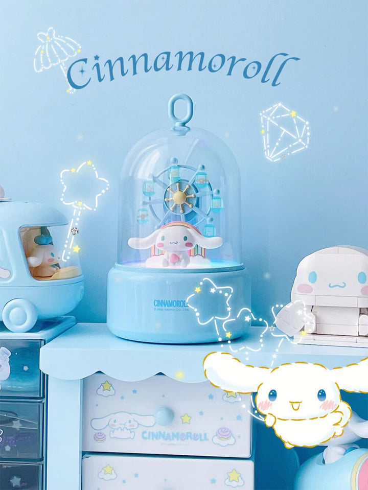 Cinnamoroll Rotating Ferris Wheel Music Box Night Lamp