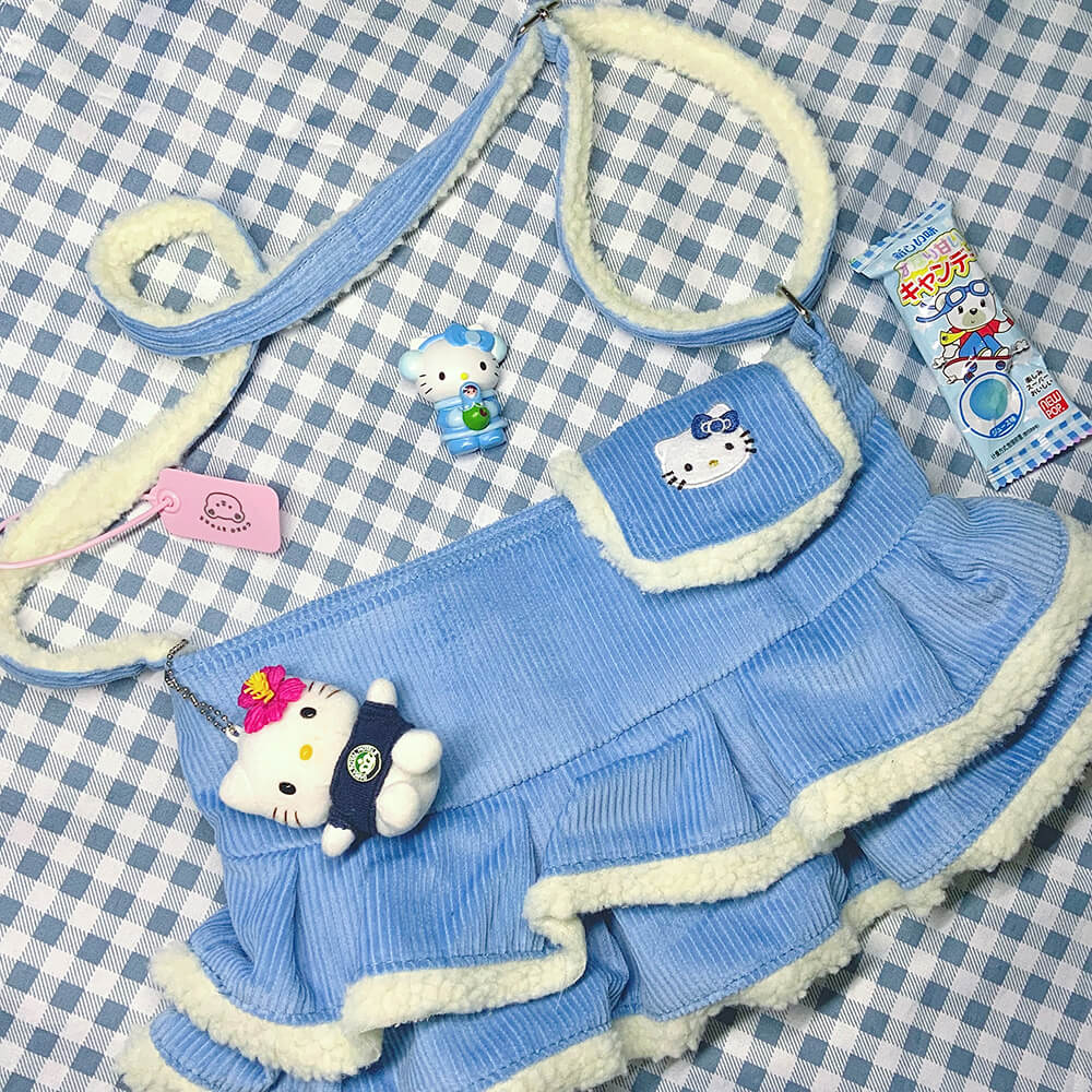 kawaii-cute-hello-kittys-mini-skirt-corduroy-bag-collection