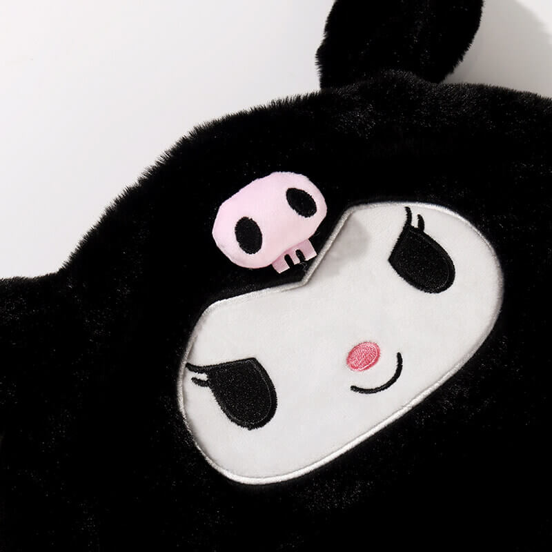 kawaii-embroidery-kuromi-face-dancing-ears-fluffy-scarf-hats