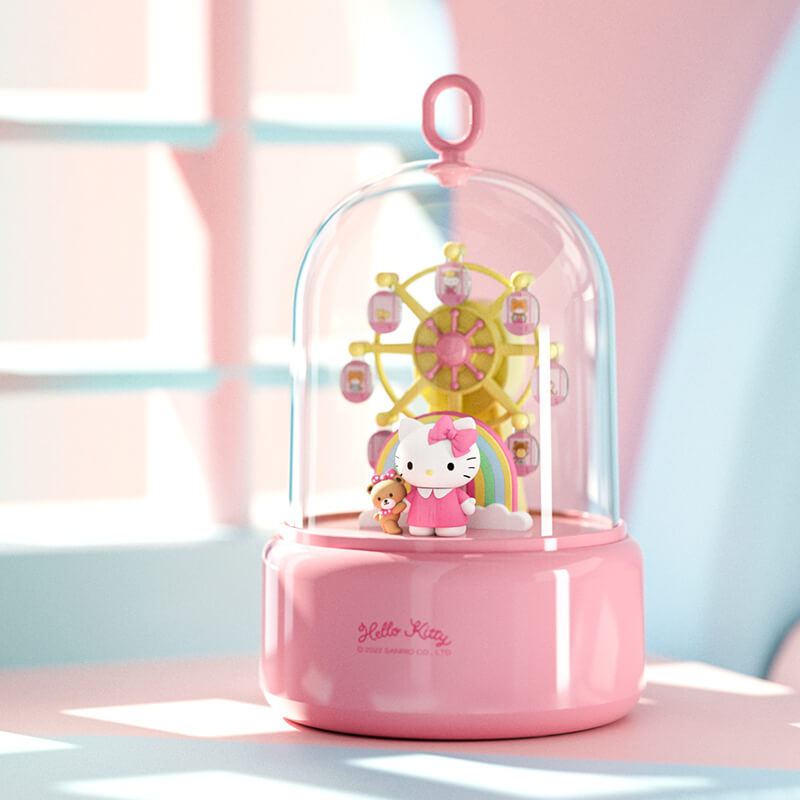 kawaii-hello-kitty-fan-gift-ferris-wheel-music-box-night-lamp