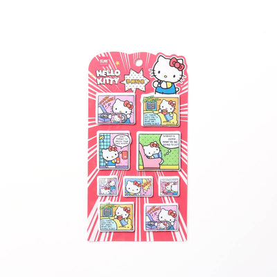 kawaii-hello-kitty-puffy-stickers-comic-style-one-sheet