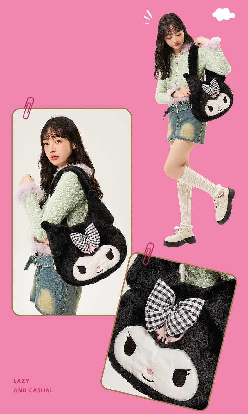 Lady Faux Fur Shoulder Bag Handbag Furry Fluffy Mini Cute White Black Khaki  | eBay