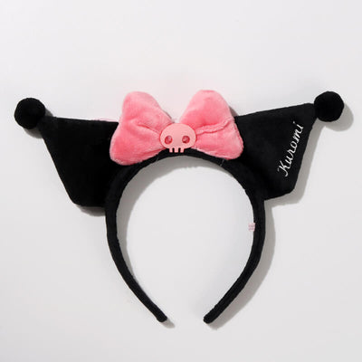 little-devil-bow-decor-kuromi-headband-black
