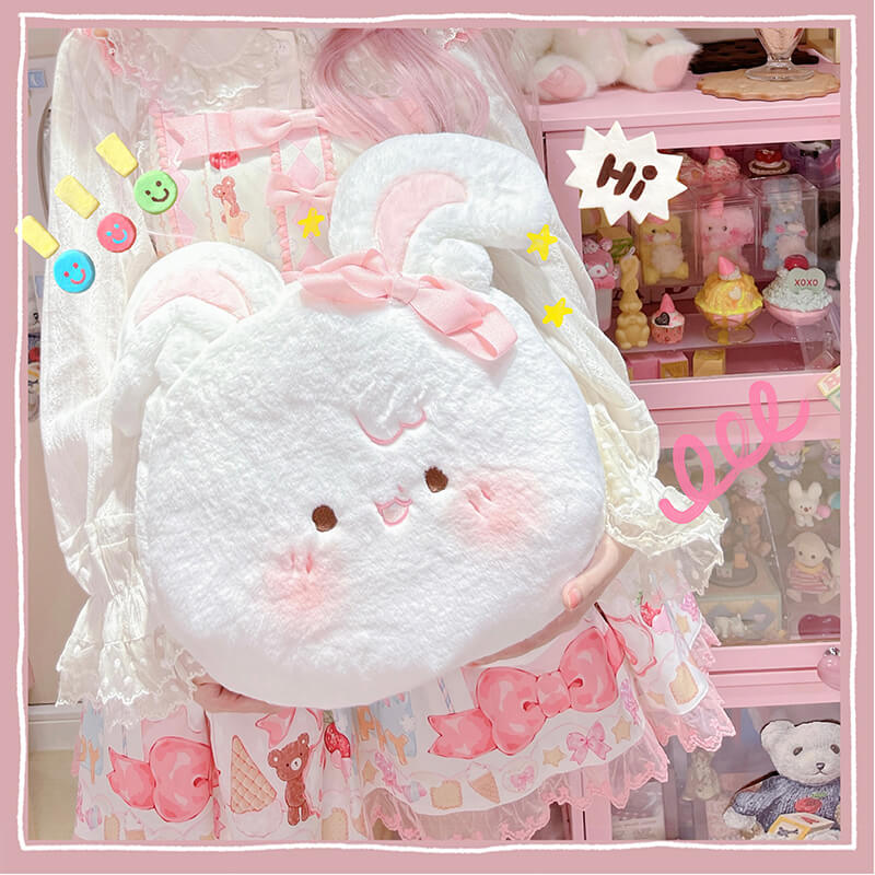 Pixie Rabbit Bag Cute Rabbit Dumpling Plushie Bag – KawaiiEnvy