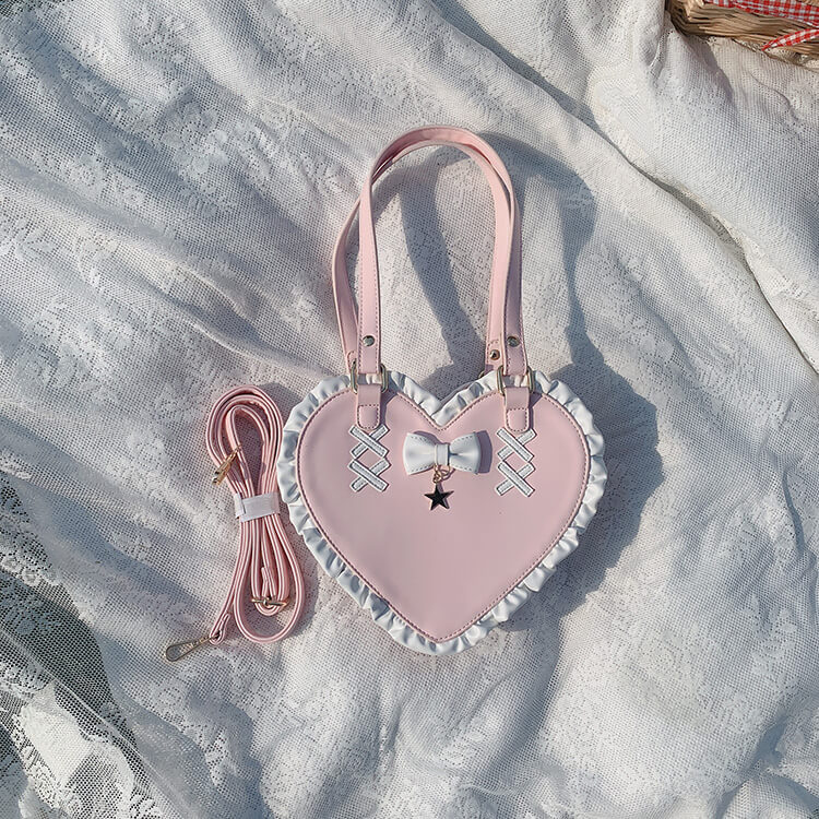 lolita-lace-edge-heart-shaped-handbag-pink-white