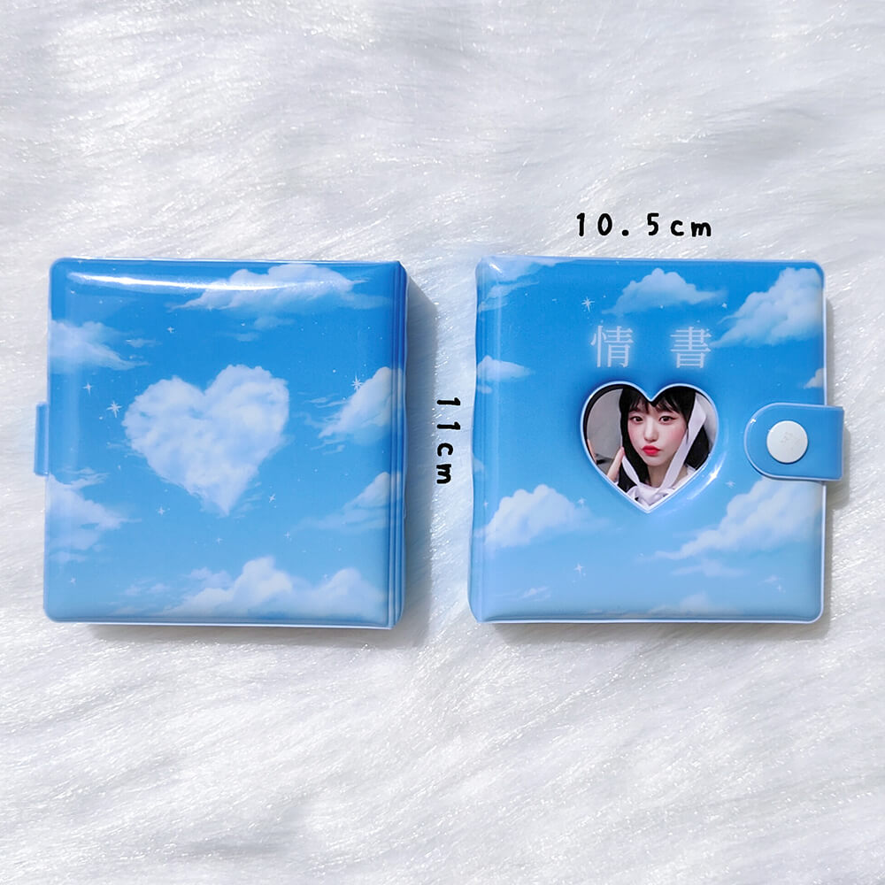 love-letter-mini-3-ring-binder-photo-album-love-heart-hollow-in-sky-blue