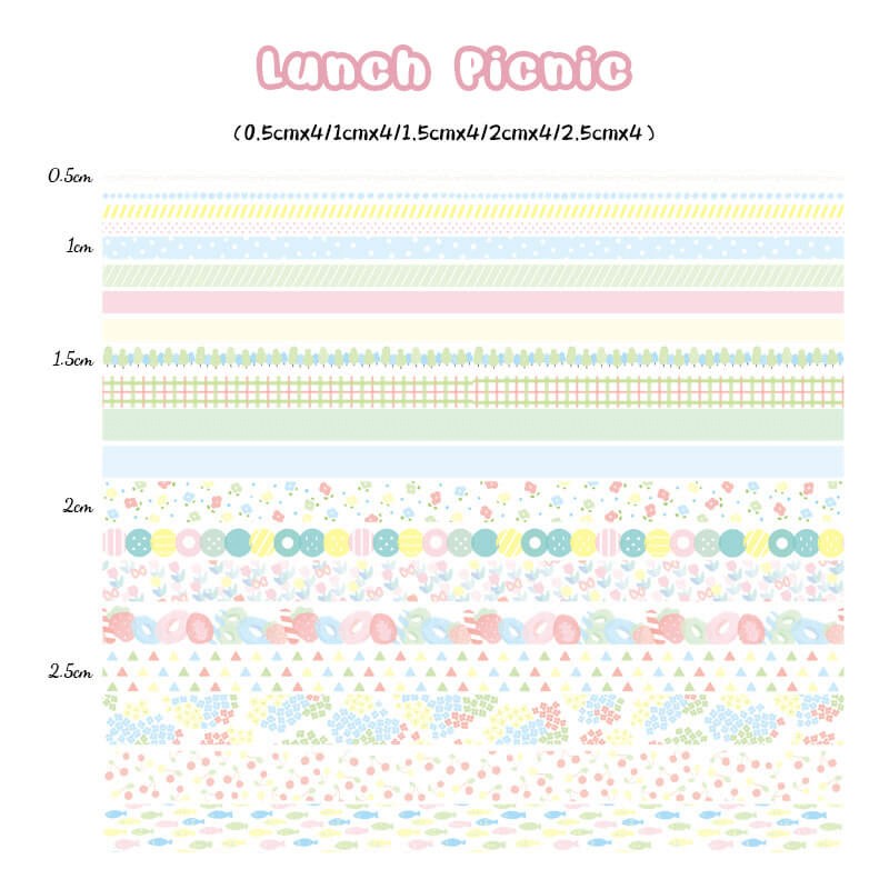 Dream-Holiday-Series-Washi-Tapes-lunch-picnic