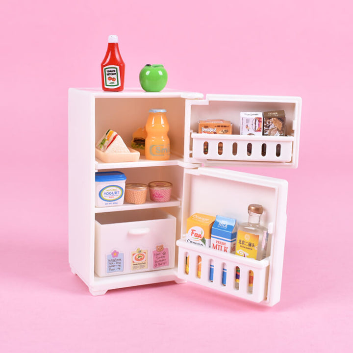 BRIGHTFUFU Modèle de Réfrigérateur Décoratif Miniature pour Maison de Poupée, Idéal pour Accessoires de Maison de Poupée BRIGHTFUFU Modèle de Réfrigérateur Décoratif Miniature pour Maison de Poupée, Idéal pour Accessoires de Maison de Poupée